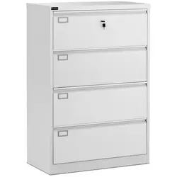 Metal Filing Cabinet - 132 cm - 4 drawers