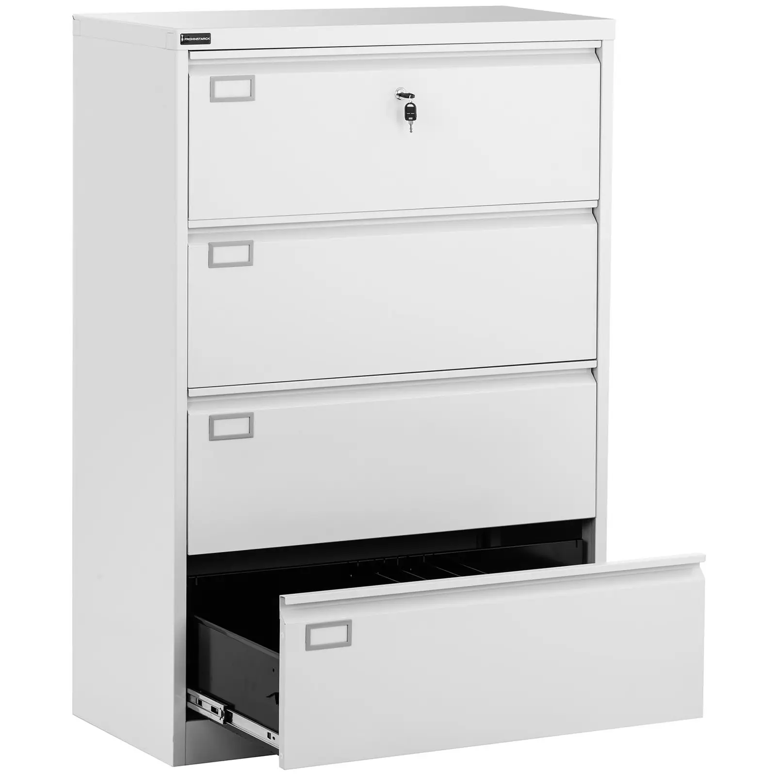 Metal Filing Cabinet - 132 cm - 4 drawers