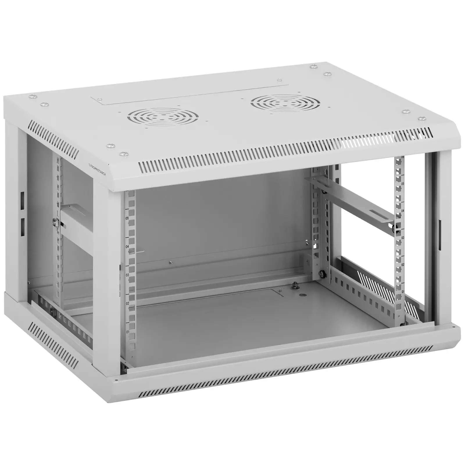 Baie serveur - 19 pouces (48,26 cm) - 6 U - Verrouillable - 60 kg max. - Grise (Charge max.: 60 kg)