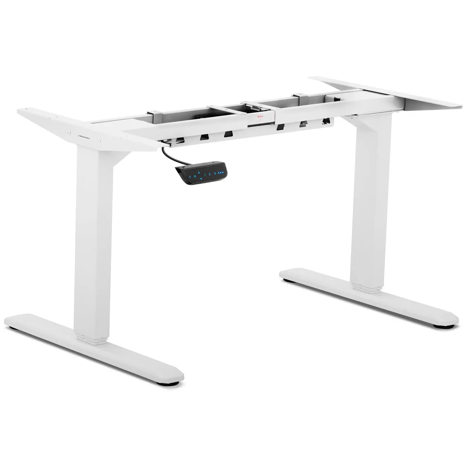 Supporto scrivania regolabile in altezza - 200 W - 100 kg - bianco
