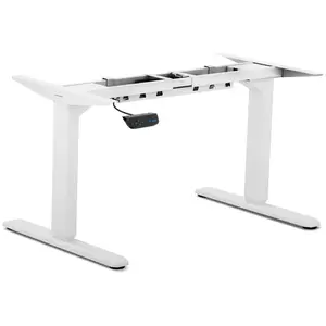 Bastidor para mesa con ajuste de altura - 200 W - 100 kg - blanco