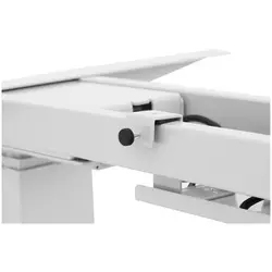 Supporto scrivania regolabile in altezza - 200 W - 100 kg - bianco