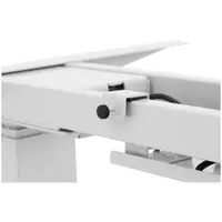 Korkeussäädettävän työpöydän runko - 200 W - 100 kg - valkoinen