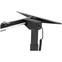 Supporto scrivania regolabile in altezza - 120 W - 80 kg - nero