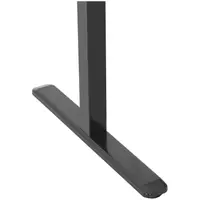 Höhenverstellbares Schreibtischgestell - manuell - 70 kg - schwarz