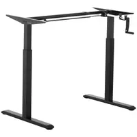 Bastidor para mesa con ajuste de altura - manual - 70 kg - negro