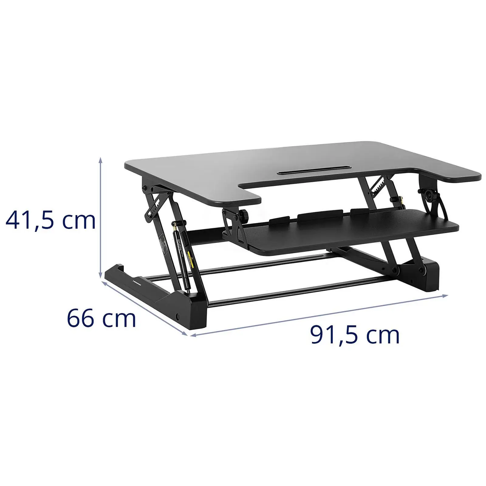 Íróasztal kiegészítő elem - 8-fokozatban állítható magasság - 16,5 - 41,5 cm