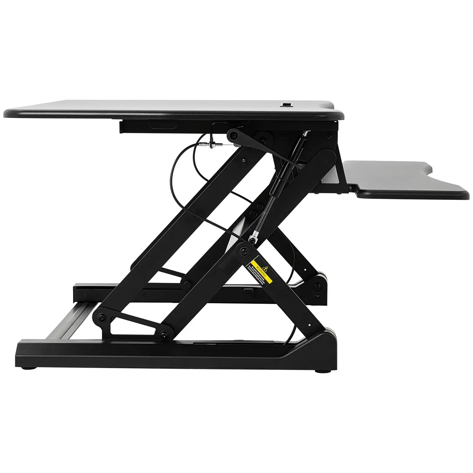 Hev-senk skrivebord - høydejusterbar, 8 trinn - 16,5 cm til 41,5 cm