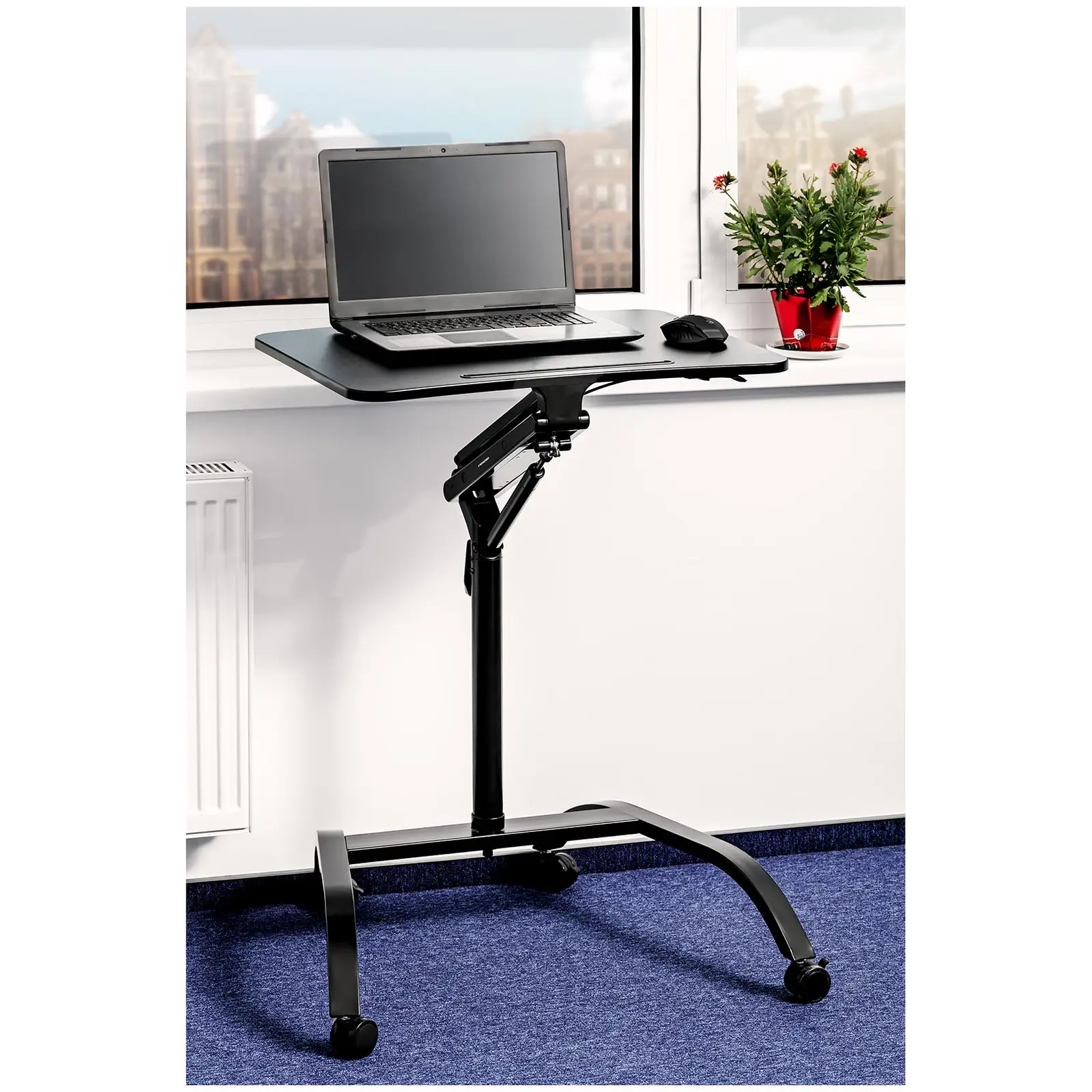 Adjustable deals laptop cart