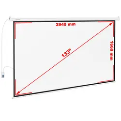 Projection Screen - 302 x 201 cm - 16:9
