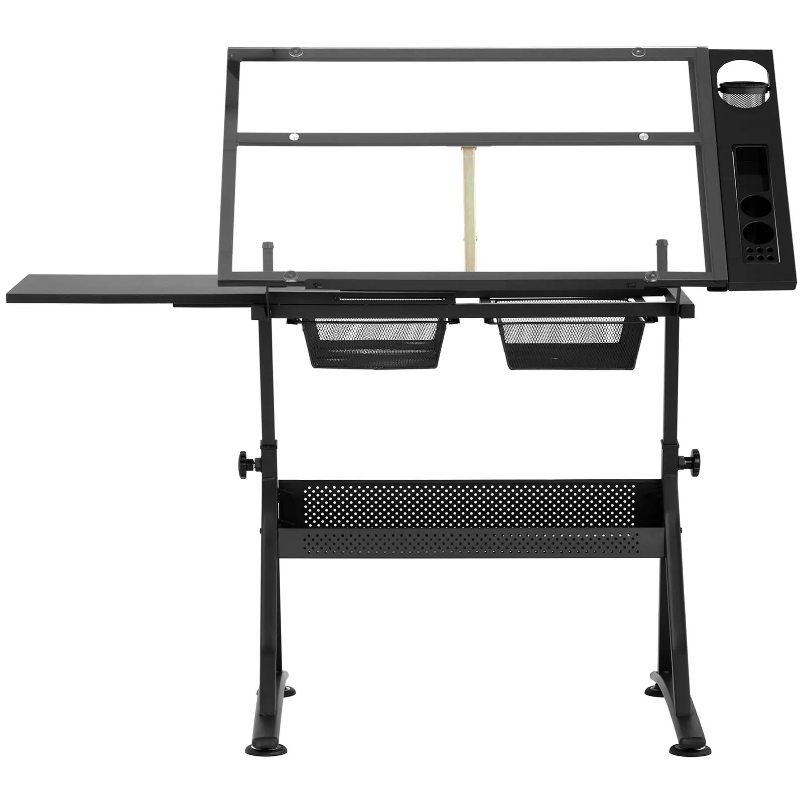 Factory second Drafting Desk - 120 x 60 x 90 cm - tiltable - glass top