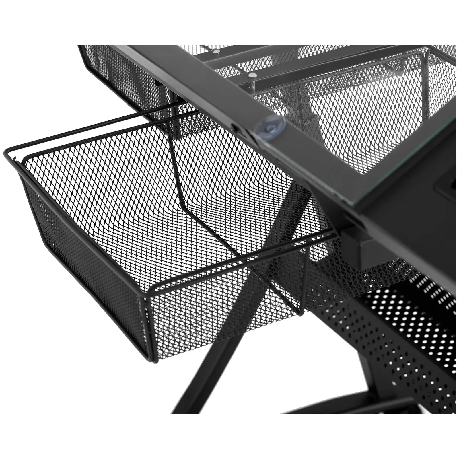 Factory second Drafting Desk - 120 x 60 x 90 cm - tiltable - glass top
