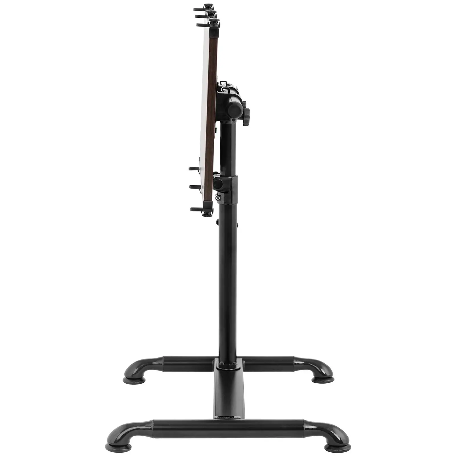 Bureau réglable en hauteur pour ordinateur portable - 52 x 45 cm - Inclinable sur 90° (Nombre de roulettes: 4 Pc)