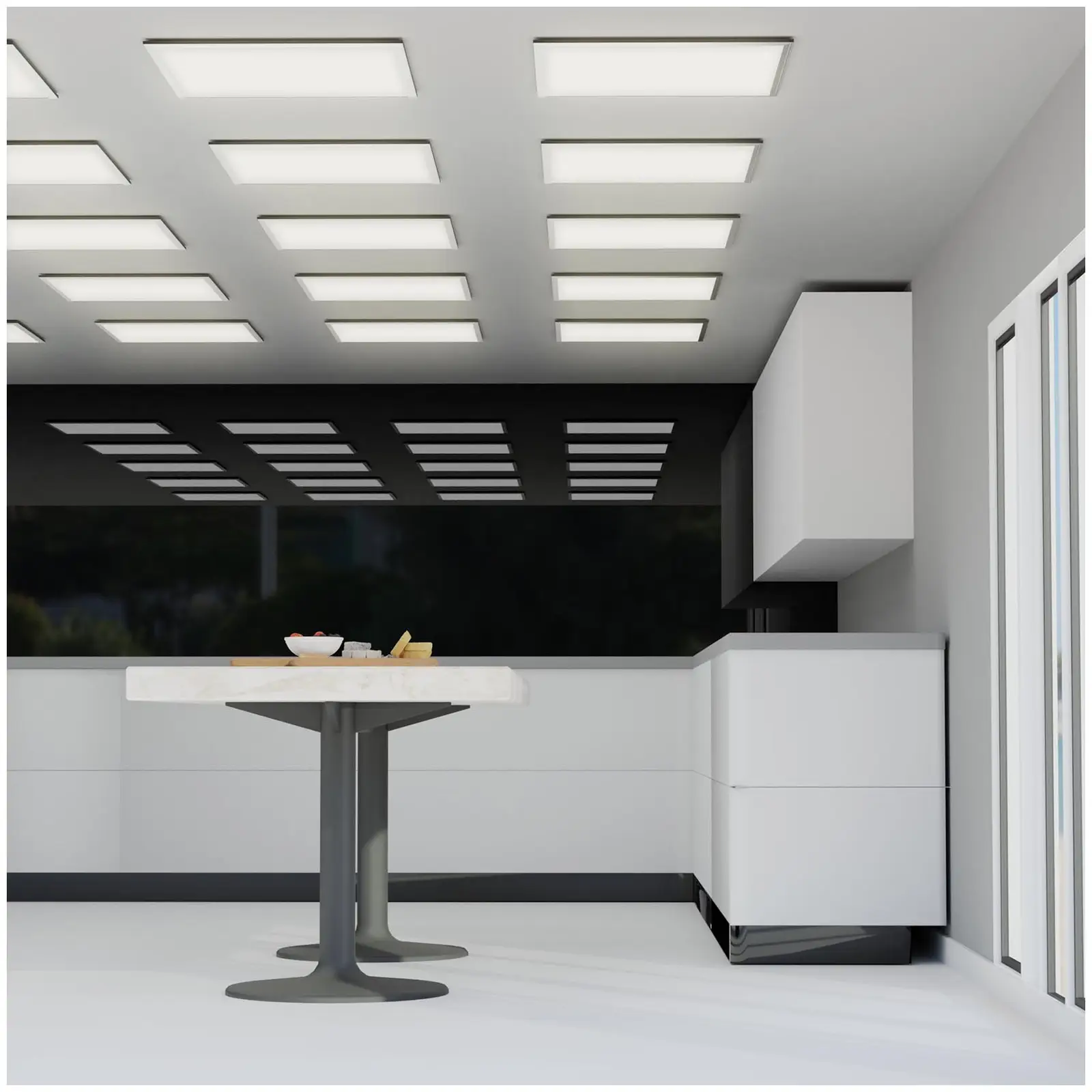 LED Ceiling Panel - 62 x 62 cm - 40 W - 3,800 lm - 4,000 K (neutral white)