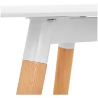 Tavolo quadrato - Design moderno - 80 x 80 cm - Bianco