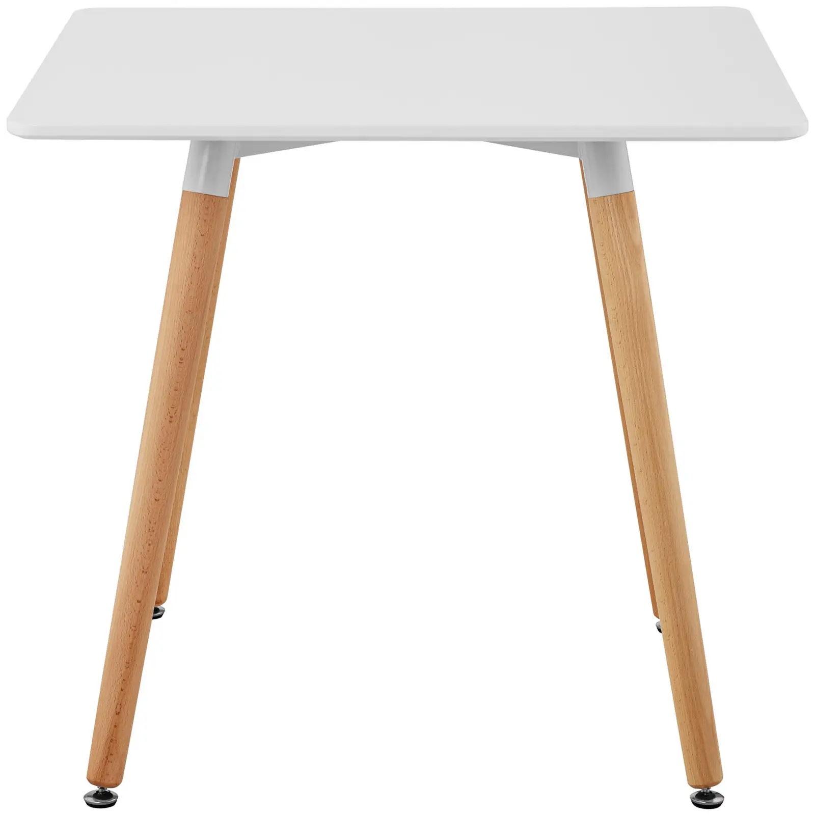 Pöytä - neliönmuotoinen - 80 x 80 cm - valkoinen