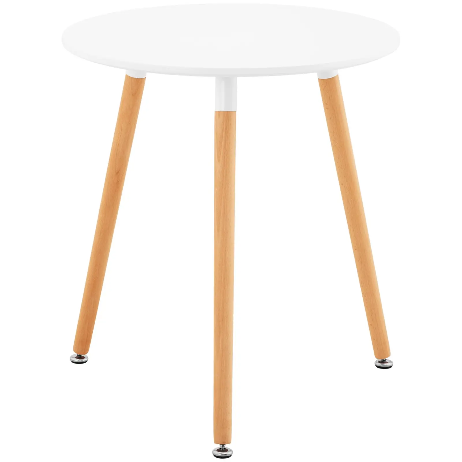 Pöytä - pyöreä - Ø 60 cm - valkoinen