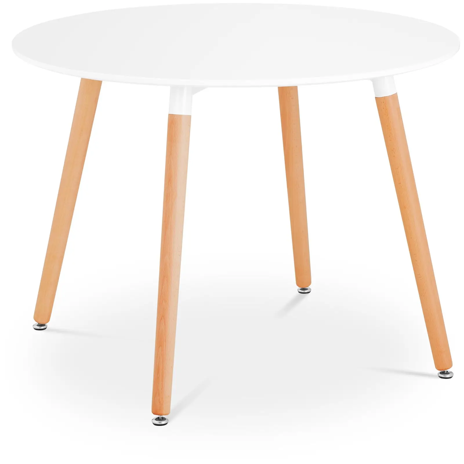 Stôl - okrúhly - Ø 100 cm - biely