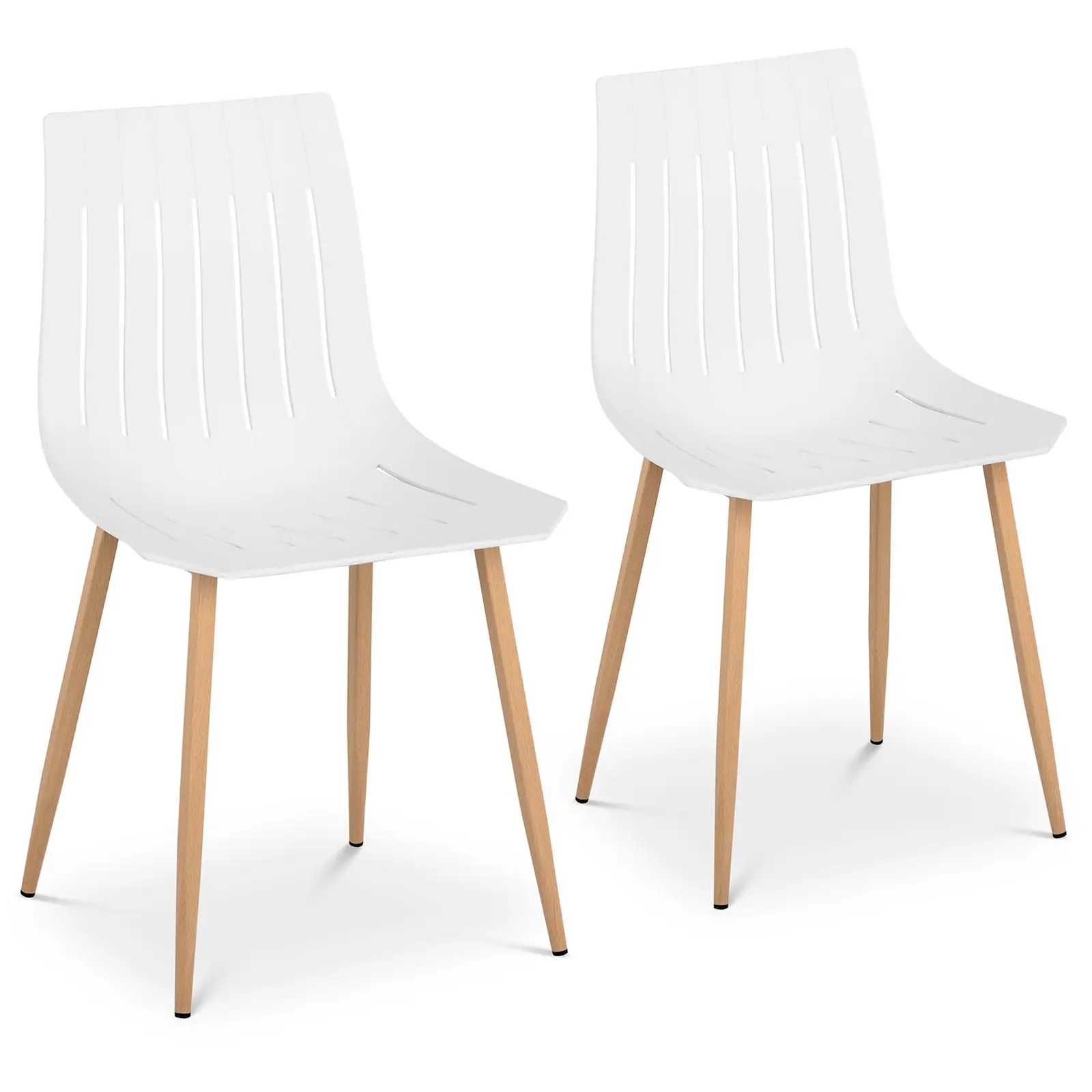 Židle 2dílná sada až 150 kg sedák 50 x 47 cm bílá - Konferenční židle Fromm & Starck