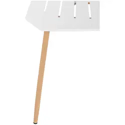 Silla - set de 2 - hasta 150 kg - superficie de sentado 50 x 47 cm - blanca