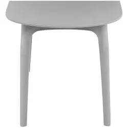 Spisebordsstole - 2 stk. - maks. 150 kg - sæde 44 x 41 cm - grå