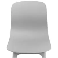Cadeira - cinza - até 150 kg - 2 pçs.