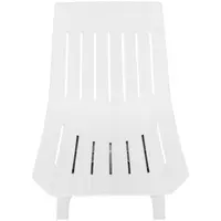Chair - set of 2 - up to 150 kg - seat 47 x 42 cm - white