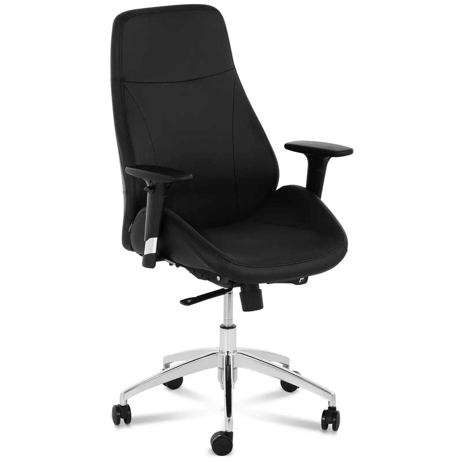 Kancelářská židle manažerské křeslo syntetická kůže chrom 150 kg - Kancelářské židle Fromm & Starck