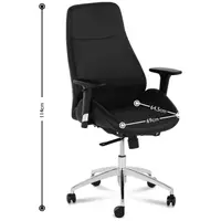 Cadeira de escritório - estofada - 150 kg