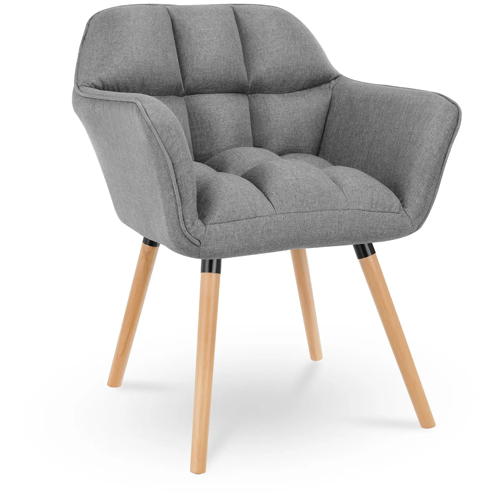 Čalouněná židle do 150 kg sedací plocha 40 x 38,5 cm tmavě šedá - Čalouněné židle Fromm & Starck