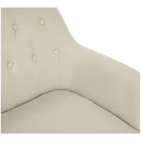 Silla tapizada - hasta 150 kg - asiento de 45 x 42 cm - gris