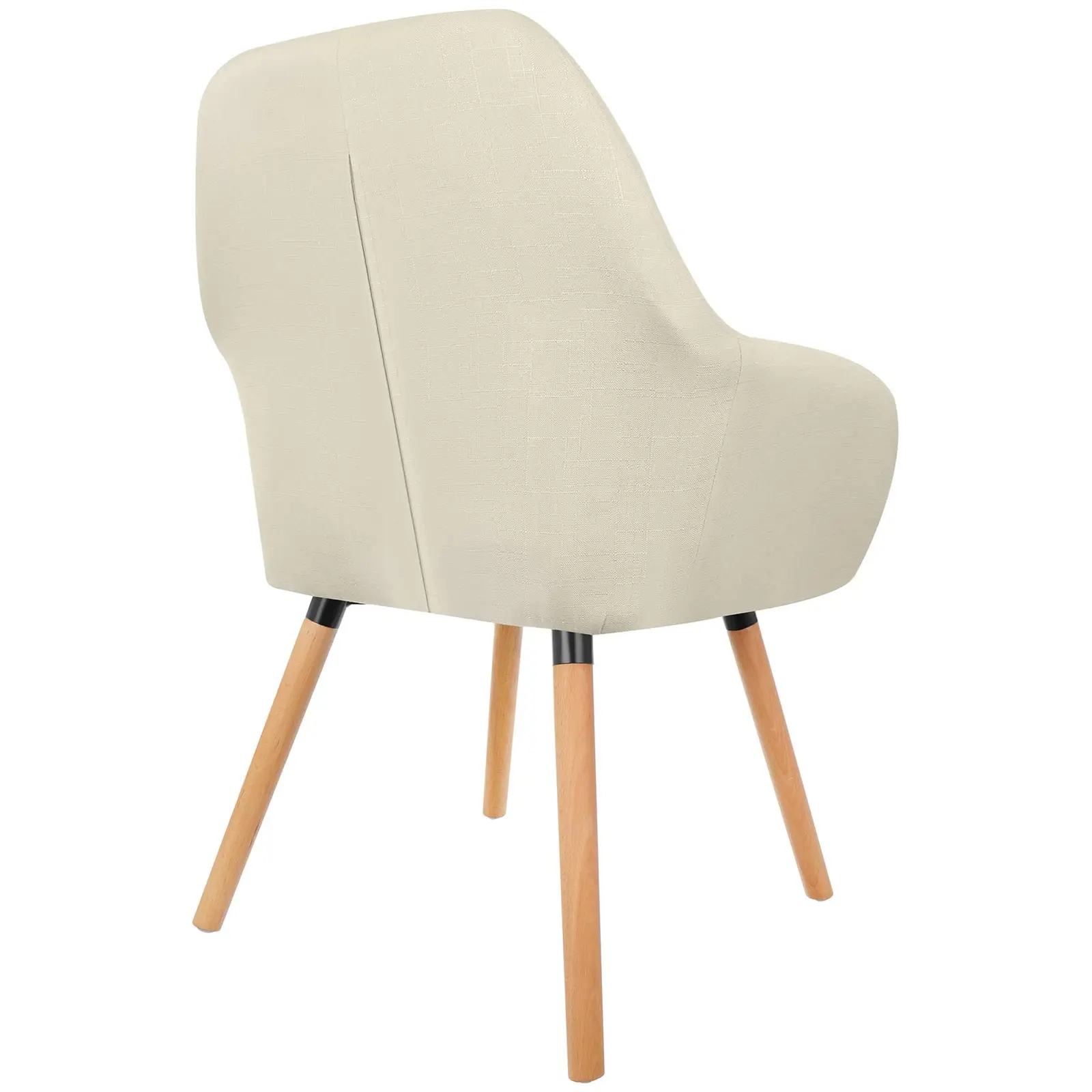 Cushioned Chair - up to 150 kg - seat 45 x 42 cm - beige