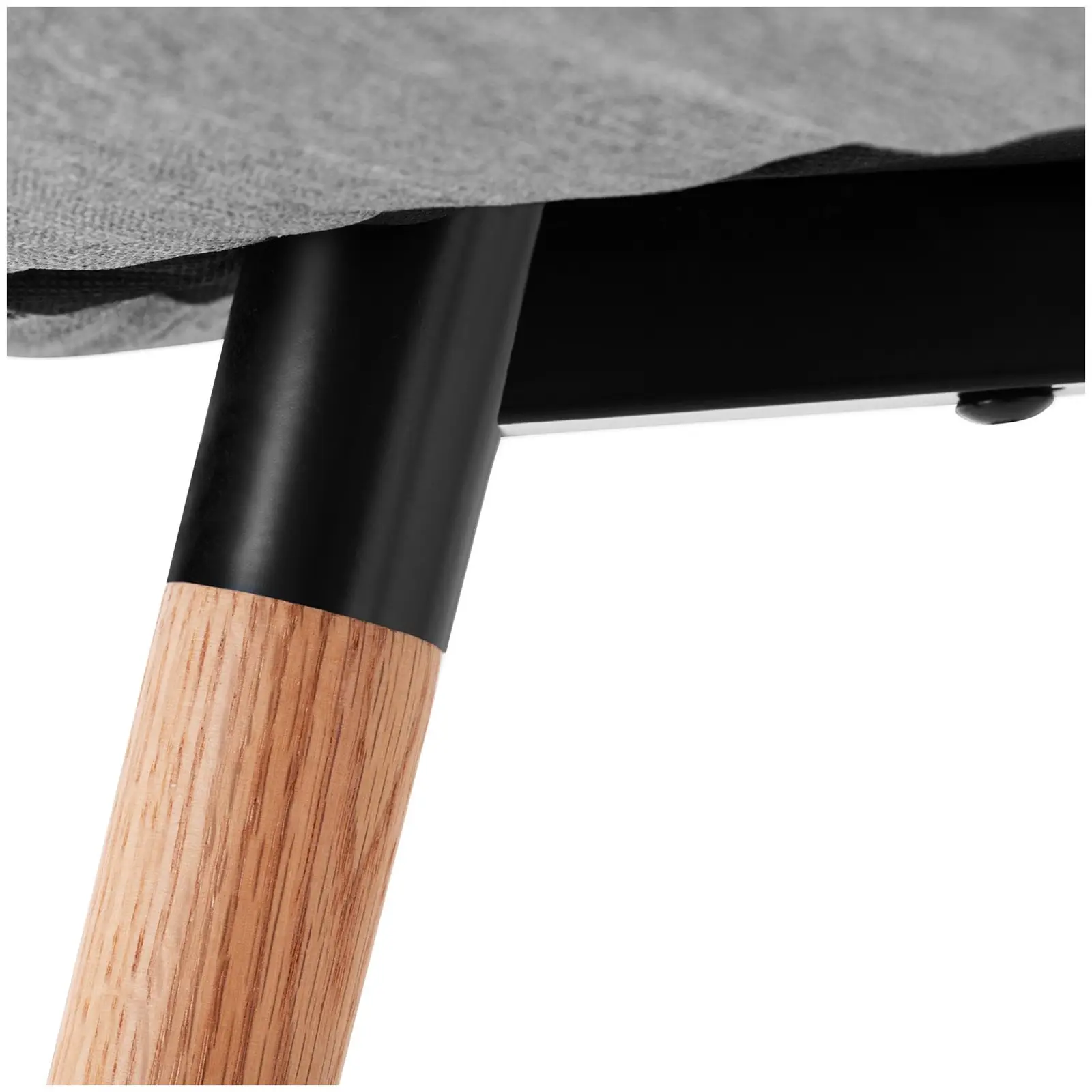 Stolica s jastucima - do 160 kg - sjedalo 43 x 49 cm - siva (Min. visina sjedenja [cm]: 49)