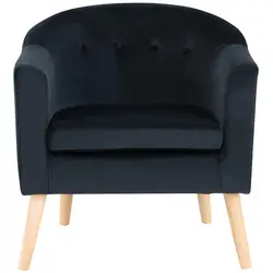 Kárpitozott szék - 180 kg-ig - ülőfelület - 49 x 53 cm - fekete