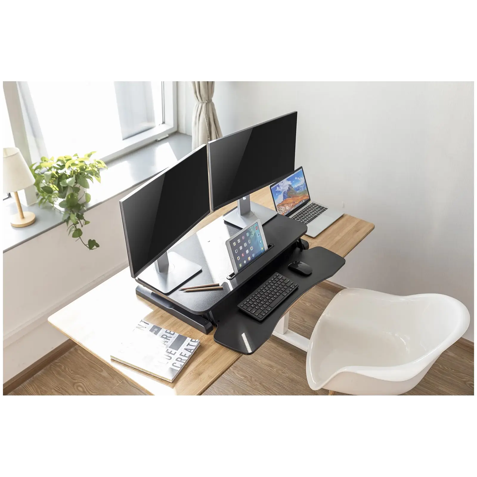 Computerstand hæve-sænke (Materiale: stål)
