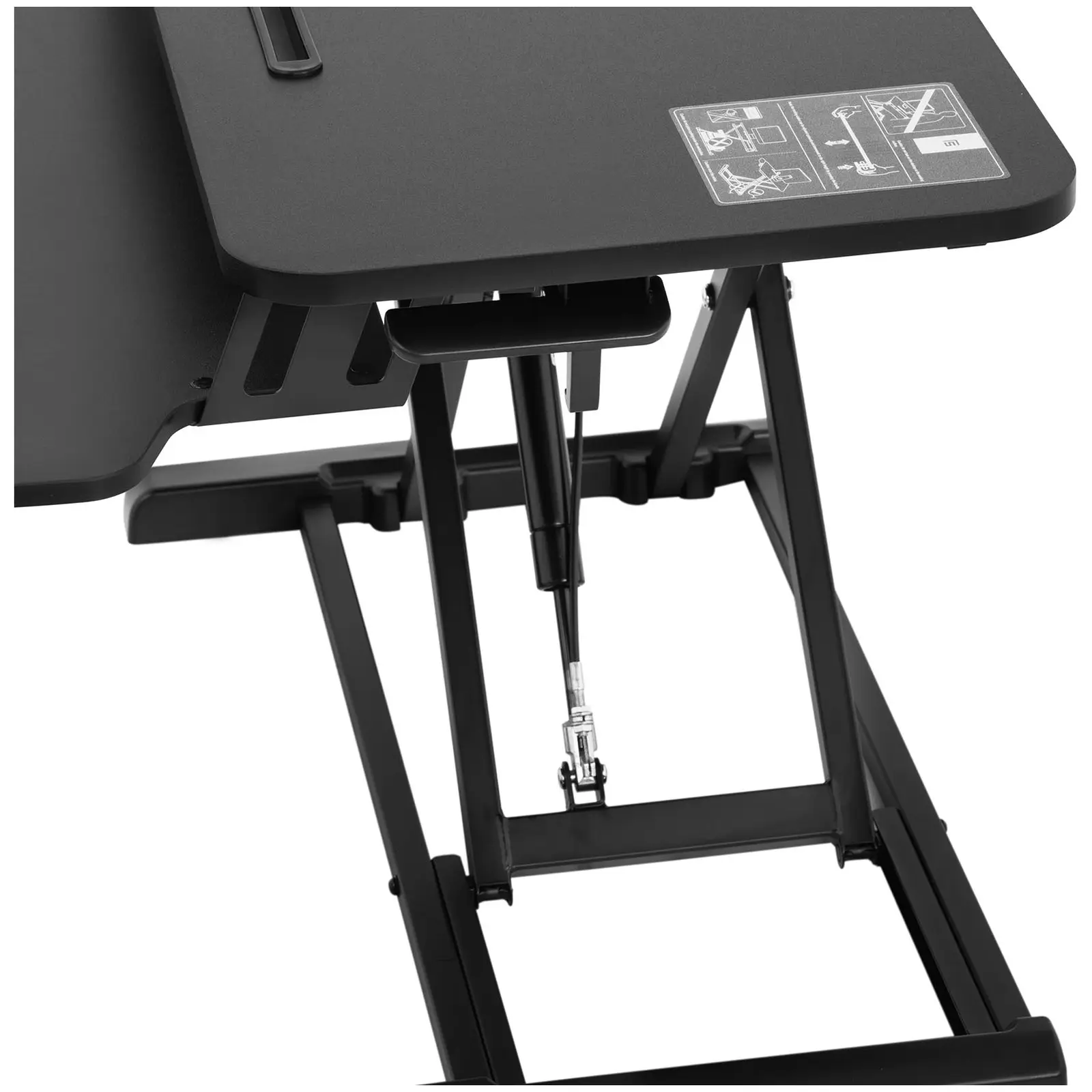 Íróasztal kiegészítő elem - ülő-álló-megemelés - állítható magasság
