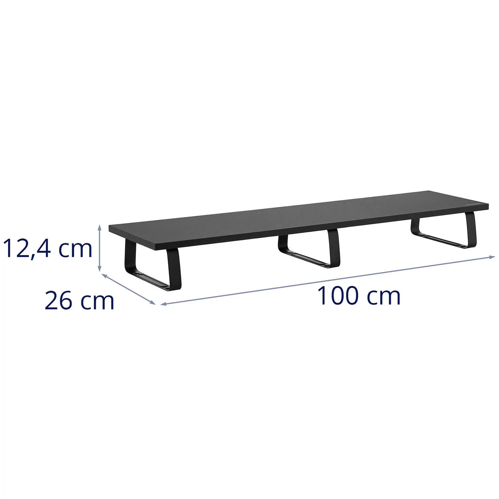 Monitor stand - 2 skjermer - fiberplate