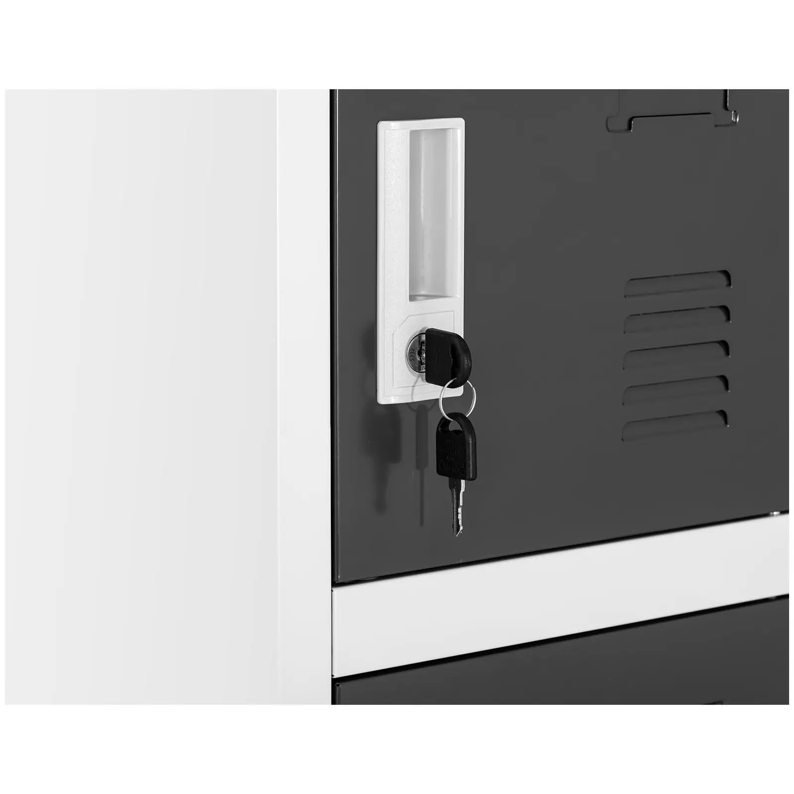 Metal Storage Locker - 18 lockers - grey