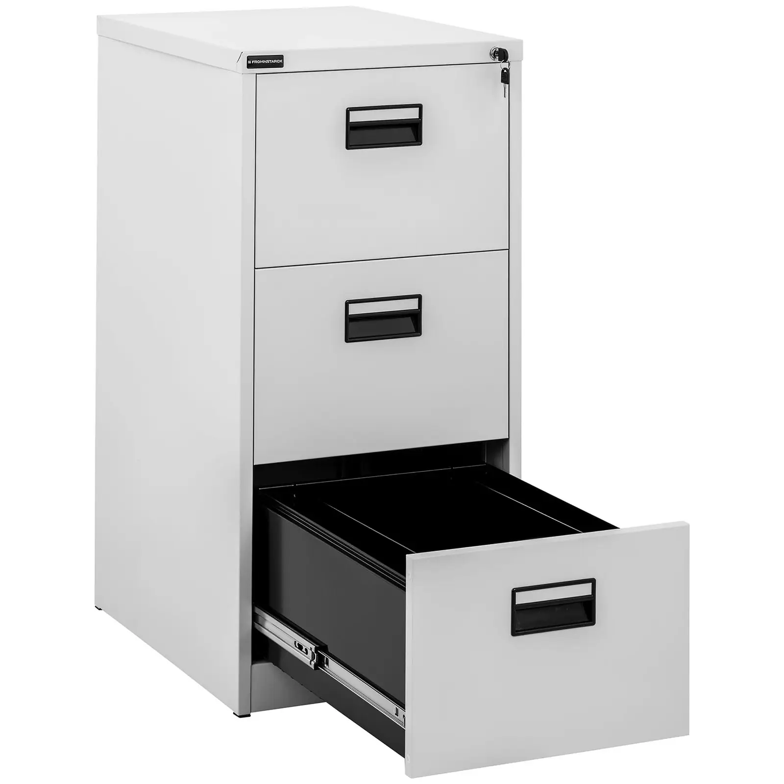 Kartotéka na závěsné desky - 470 x 600 x 1 015 mm - 3 zásuvky - 125 kg (Nosnost - max. nosnost: 125 kg)