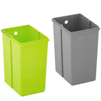 Bezdotykový odpadkový kôš - 67 l - 3 nádoby - nehrdzavejúca oceľ