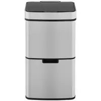 Sensor Trash Can - 62 L - 3 containers - stainless steel