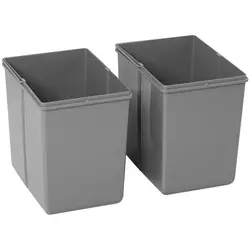 Dual Built-in Trash Can - 2 x 15 L