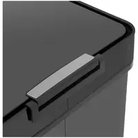 Sensor prullenbak - 60 L - zwart - rechthoekig