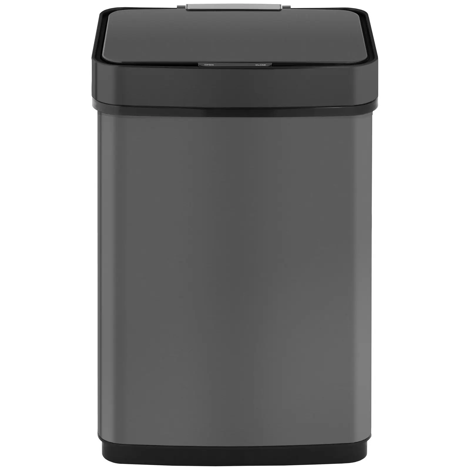 Poubelle automatique - 50 l - Noir - Rectangulaire (Portée max. du détecteur de mouvement: 30 cm)