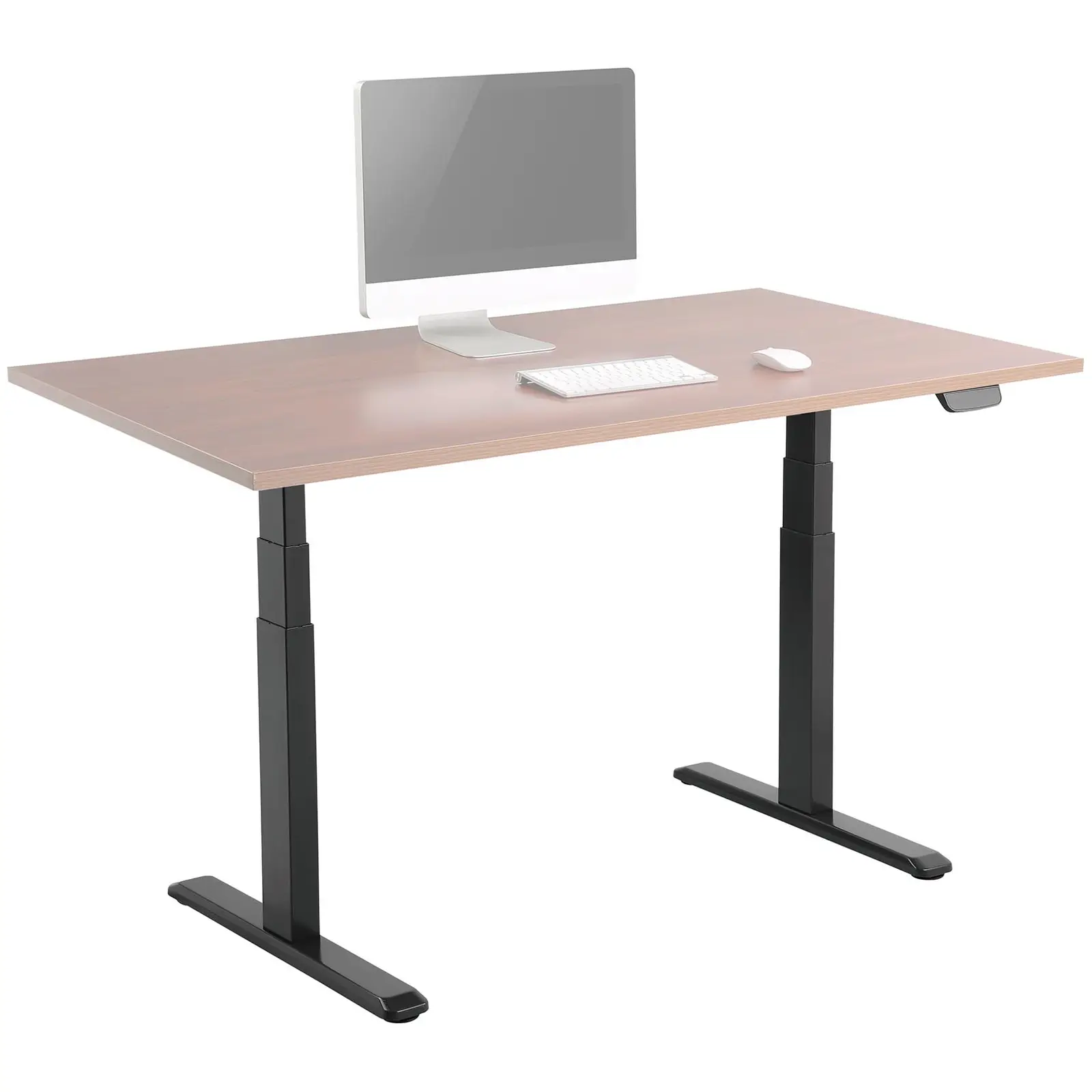 Bureau assis-debout (piètement) - 200 W - 125 kg - Noir