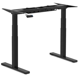 Höhenverstellbares Schreibtisch-Gestell - 200 W- 125 kg - Schwarz
