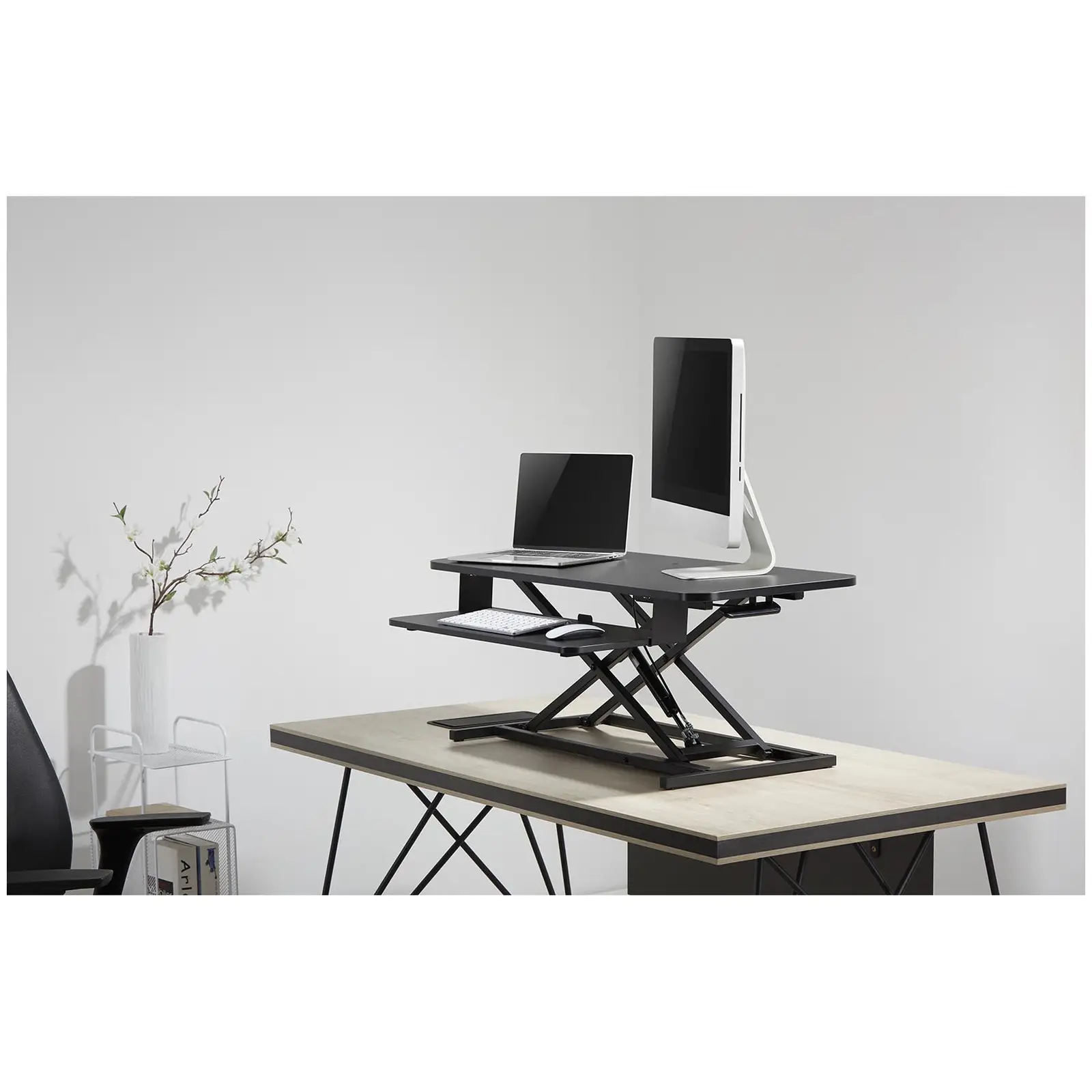 Databord - sitt/stå skrivebord - høydejusterbar 115-500 mm