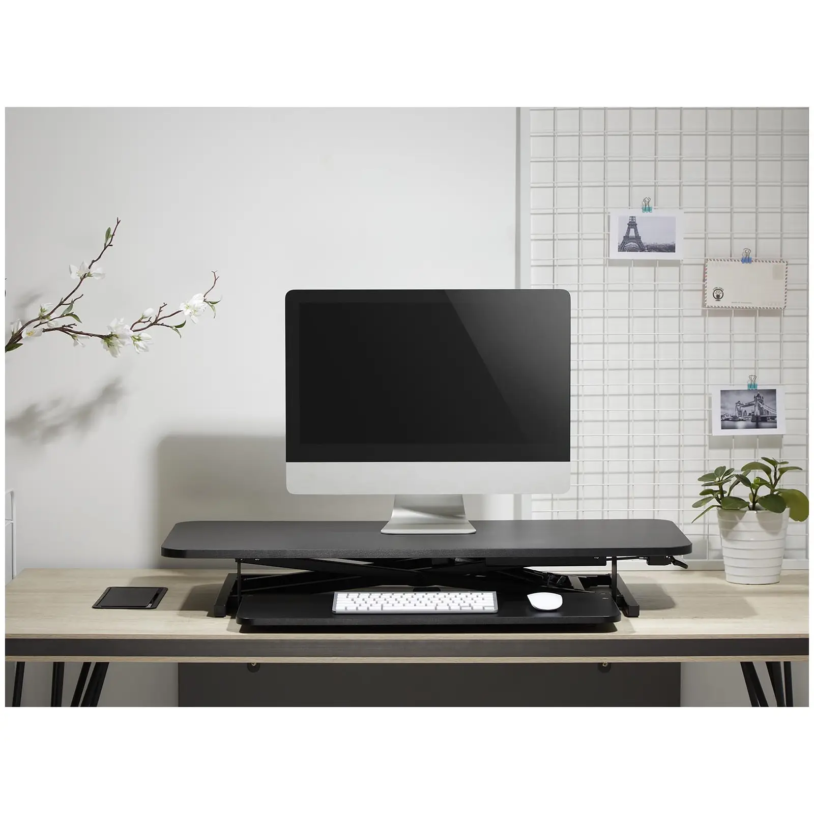 Rialzo per scrivania standing desk - Altezza regolabile 115-500 mm