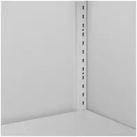 Metal Cabinet - 195 cm - 4 shelves - grey