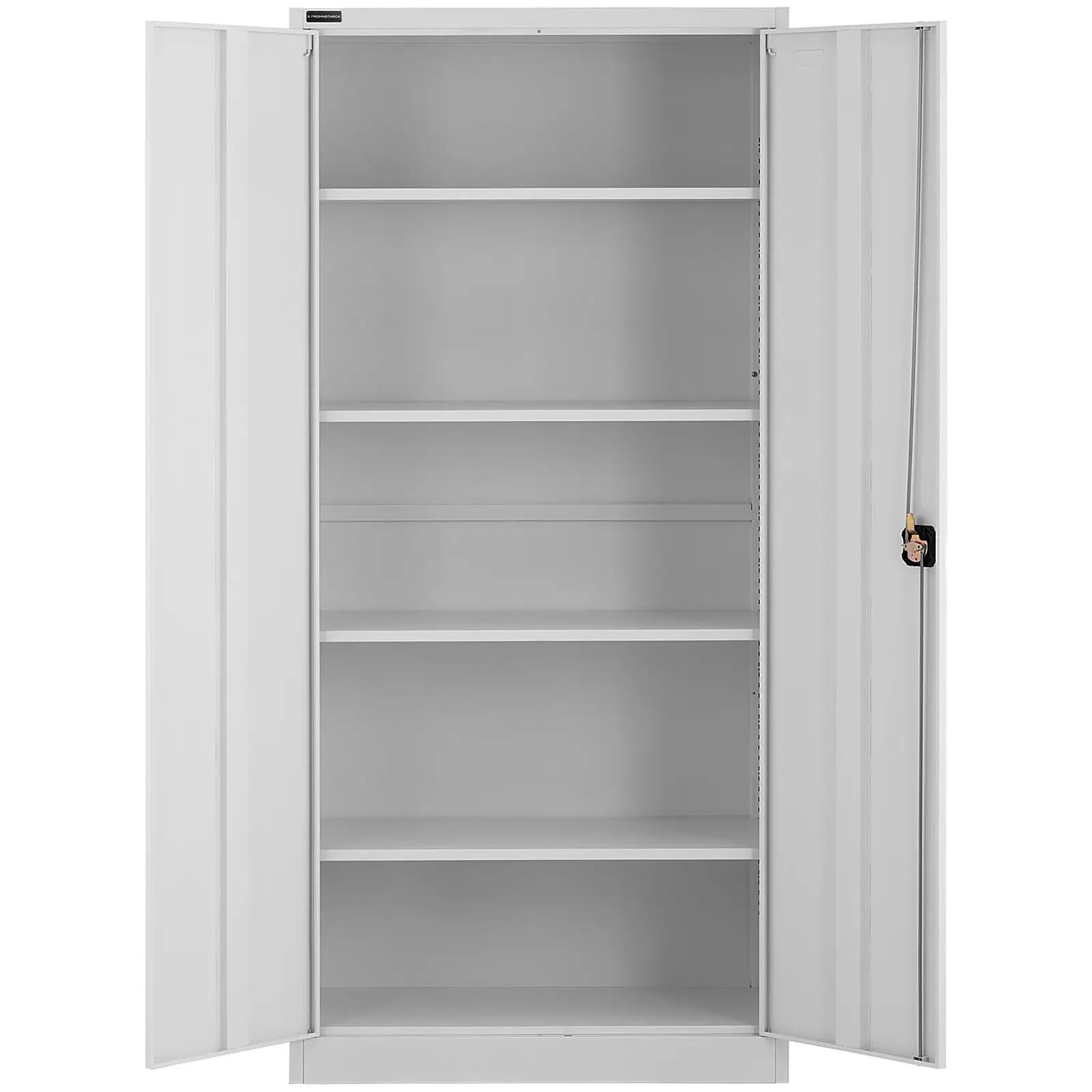 Metal Cabinet - 195 cm - 4 shelves - grey